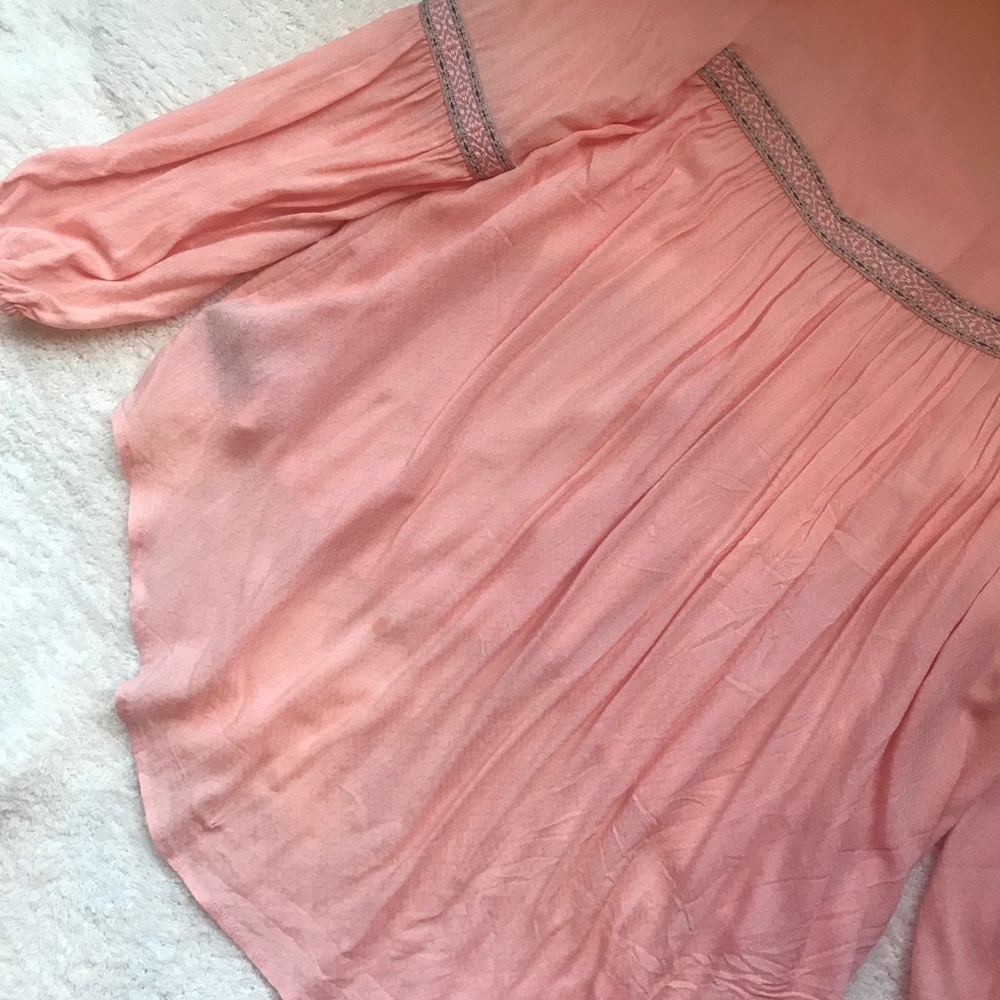 Jack coral babydoll top - Picture 5 of 7